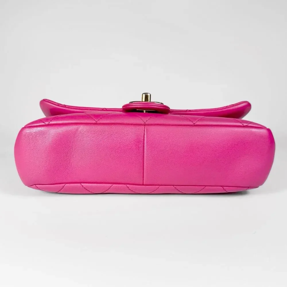 Chanel Quilted Lambskin Elegant Chain Flap Bag